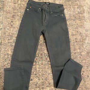 Hudson Nico Super Skinny Crop Jean in Blue-Gray